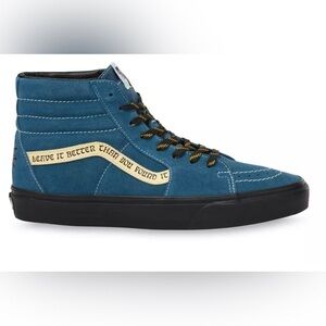 Vans Sk8-Hi Parks Project Teal suede men’s 5.5 women’s 7.5